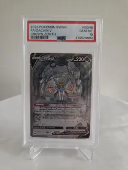 Pokemon Crown Zenith GG48/GG70 Zacian V Full Art PSA 10 Gem Mint - Image 1