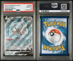 Pokemon Crown Zenith GG48/GG70 Zacian V Full Art PSA 10 Gem Mint - Image 5