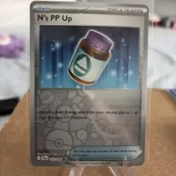 N's PP Up 153/159 Pokemon Journey Together Uncommon Near Mint Reverse Holo - Image 1