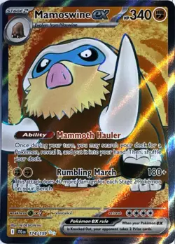 Mamoswine ex 174/159 Ultra Rare Journey Together Pokemon Near Mint - Image 1