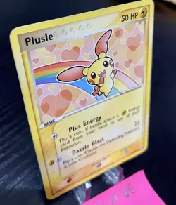 Pokemon TCG Plusle 69/101 EX Hidden Legends Regular Common English 2004 - Image 3