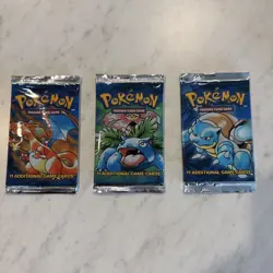 Pokemon Base Set Unlimited Booster Pack Art Set - Image 1