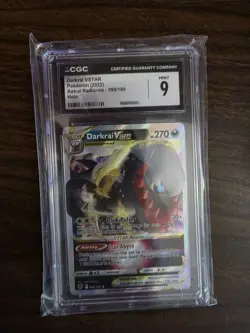 Darkrai VSTAR 099/189 Astral Radiance Ultra Rare Holo CGC 9 Pokemon TCG - Image 1