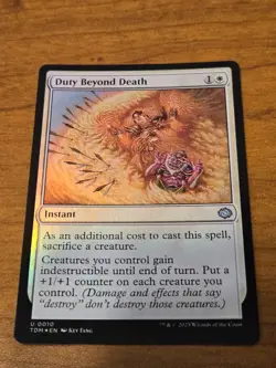 MTG Tarkir Dragonstorm - Duty Beyond Death - TDM 10 - FOIL - Image 1