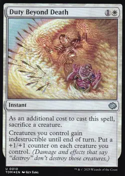 MTG Tarkir Dragonstorm - Duty Beyond Death - TDM 10 - FOIL - Image 2