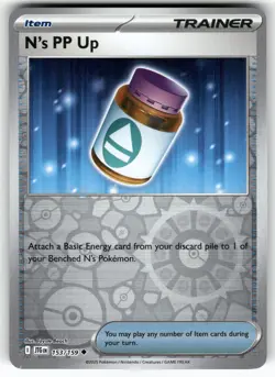N's PP Up 153/159 Uncommon Journey Together Pokemon Reverse Holo Near Mint - Image 1
