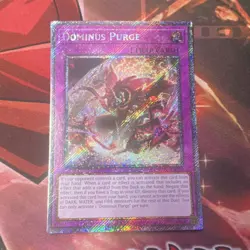 Yu-Gi-Oh Dominus Purge RA05-EN150 Platnium secret Rare - Image 1