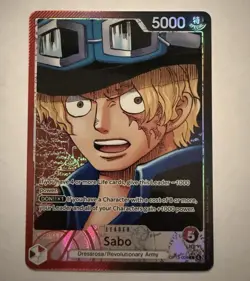 Bandai One Piece Card Game Sabo OP13-004 Carrying on His Will (Alt Art Foil) - Image 1