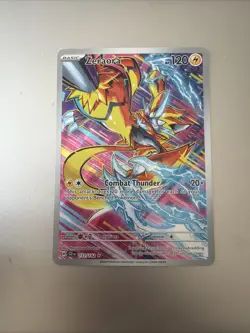 Pokemon TCG Zeraora Stellar Crown Holo Card 151/142 - Image 1