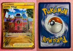 Jubilife Village 212/189 Gold Rare Astral Radiance | 2022 Pokemon TCG Card | NM - Image 3