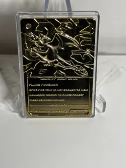 Pokemon 1999 - Burger King Promo Charizard #06 Gold Plated Card - MINT - Image 2