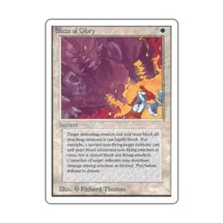 WOTC MtG Unlimited Blaze of Glory (R) EX+ - Image 1