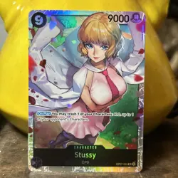 Bandai One Piece Stussy OP07-085 500 Years Foil Super Rare Character Card - Image 1