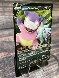 Galarian Slowbro V 099/189 Darkness Ablaze Ultra Rare Pokemon Card - Image 2