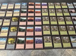 MTG Basic Lands Lot Mirage Vintage 73 MP - Image 3