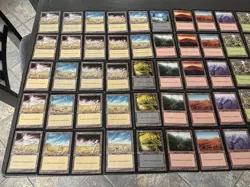 MTG Basic Lands Lot Mirage Vintage 73 MP - Image 4
