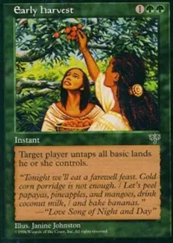 1x Early Harvest Heavy Play MTG Magic - Kid Icarus - - Image 1
