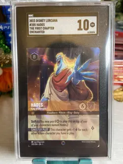 2023 Disney Lorcana - #205 Hades ENCHANTED! First Chapter! SGC 10 GEM MINT - Image 1
