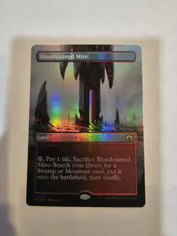 Bloodstained Mire (Borderless) Modern Horizons 3 Foil - Image 1