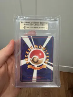 1996 Pokemon Hitmonchan #107 Holo Base set Japanese BGS 9.5 GEM - Image 2