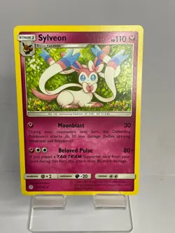 Pokemon 2019 Sun & Moon Cosmic Eclipse Sylveon 155/236 155/236 - Image 1