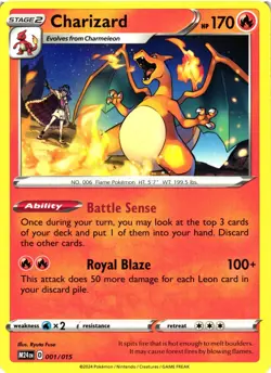 Pokemon TCG Charizard 001/015 McDonald's Promos Regular NM - Image 1