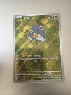 Nymble 096/094 PFL: Full Art Holo Illustration Rare Pokemon TCG Basic - Image 1