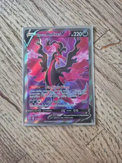 Pokemon TCG Galarian Moltres v Full Art Ultra Rare Chilling Reign - Image 1