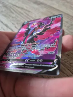 Pokemon TCG Galarian Moltres v Full Art Ultra Rare Chilling Reign - Image 3
