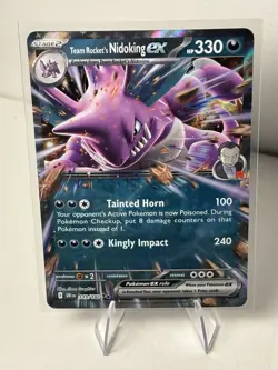 Team Rocket's Nidoking ex - Destined Rivals 119/182 Pokemon TCG - Image 1