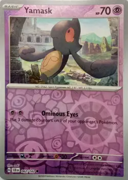 Yamask - Reverse Holo Card - Stellar Crown - Pokemon TCG - 062/142 - Image 4