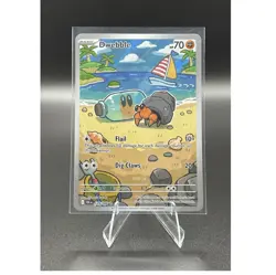 Pokemon Dwebble Sv: Black Bolt 129/086 Illustration Rare Holo Basic 70 HP Flail - Image 1
