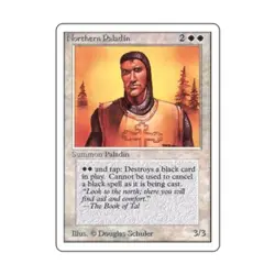 WOTC MtG Unlimited Northern Paladin (R) VG - Image 1