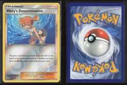 Misty's Determination 62/68 Uncommon Hidden Fates Pokemon Reverse Holo Near Mint - Image 3
