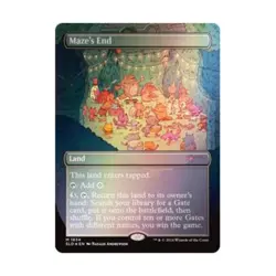 WOTC MtG Magic the Gathering Maze's End (Rainbow Foil) (MR) (Foil) NM - Image 1