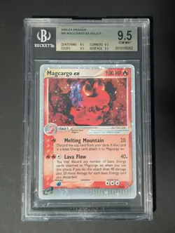 Pokemon Magcargo ex EX Dragon Holo Ultra Rare #95 BGS 9.5 GEM MINT - Image 1
