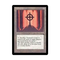 WOTC MtG The Dark Tormod's Crypt (U) EX - Image 1