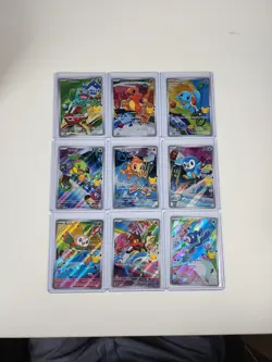 Pokemon First Partner Illustration Series 1 Promo 30th Ann. Complete SET *MINT* - Image 2
