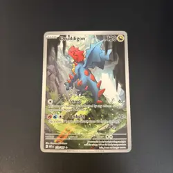 Pokemon TCG Druddigon 151/086 Illustration Rare White Flare Pack Fresh - Image 1