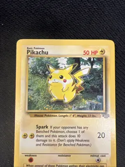 Pokemon Pikachu TCG 60/64 Jungle 1st Edition Vintage NM Condition - Image 3