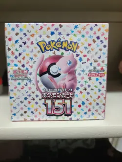 Pokemon 151 Japanese Booster Box Factory Sealed US seller With Shrink READ - Image 1