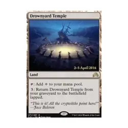 WOTC MtG Prerelease Promos Drownyard Temple (P) (Foil) EX - Image 1