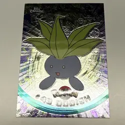 Oddish 43 Holo Foil Topps Chrome Series 1 TV Pokemon LP - Image 1