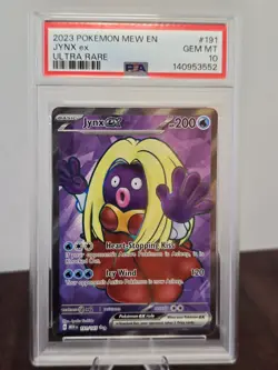 2023 Pokemon SV 151 MEW EN Jynx ex #191/165 PSA 10 - Image 1
