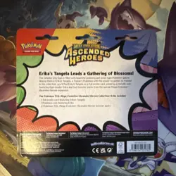 7 - Pokemon Mega Evolution Ascended Heroes 2 Packs Promo Erika Tangela & Larry’s - Image 2