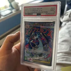 2025 Pokemon MEP EN-ME Black Star Promo Mega Charizard x Ex Ultra Premieum PSA 9 - Image 1