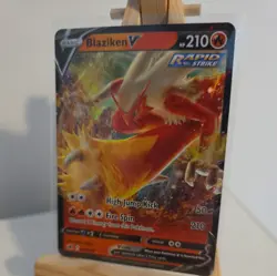 Blaziken V 2021 Pokemon Sword & Shield Chilling Reign #20 Ultra Rare Holo NM - Image 2