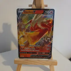 Blaziken V 2021 Pokemon Sword & Shield Chilling Reign #20 Ultra Rare Holo NM - Image 3