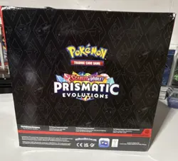 Pokemon Scarlet & Violet Prismatic Evolutions Tech Sticker Display - Image 4