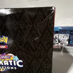 Pokemon Scarlet & Violet Prismatic Evolutions Tech Sticker Display - Image 5